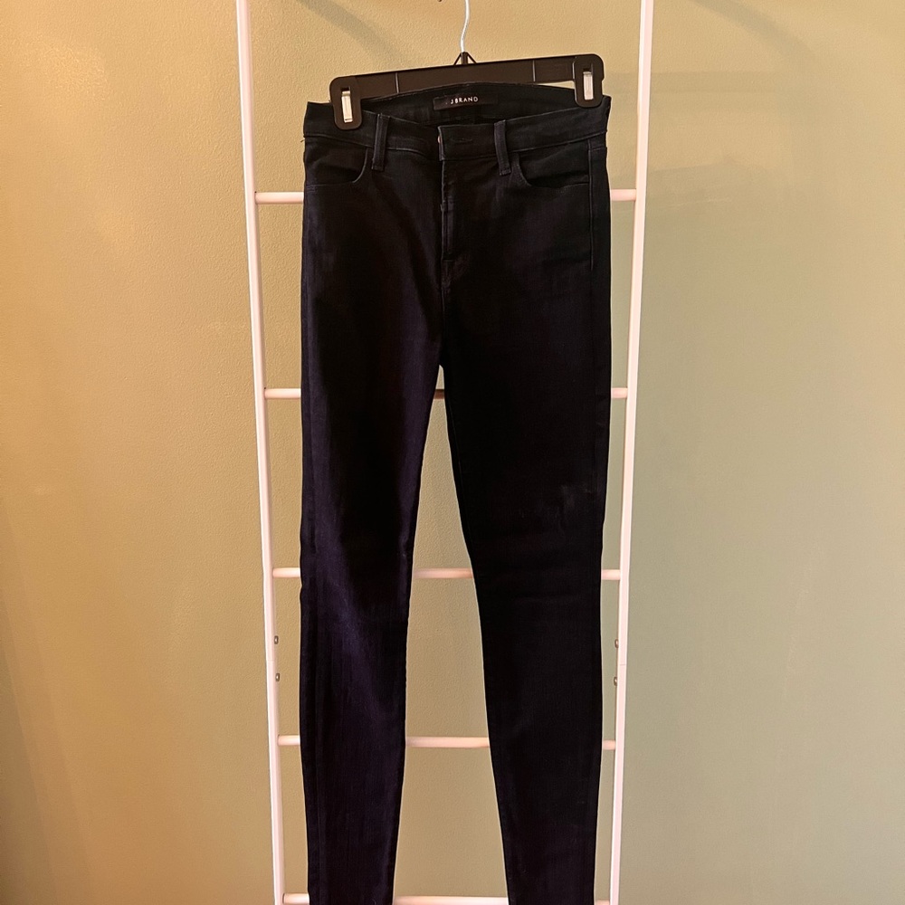 J Brand black, high-rise “Maria” jeans
